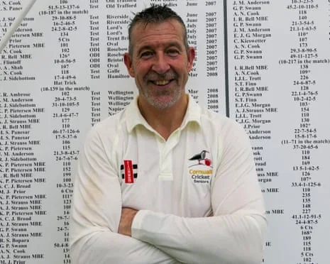 The former England goalkeeper and current England over-60s cricketer Nigel Martyn